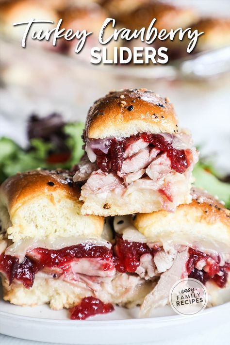 You’ll love Thanksgiving leftovers in these turkey sliders! This is my family’s FAVE leftover turkey sandwich recipe. Each turkey cranberry slider is the perfect combination of tart cranberry sauce, leftover turkey, cheese, and honey butter glazed Hawaiian rolls. They’re an easy dinner sandwich that’s kid-friendly, but they’re also great as a shareable party slider recipe, they’ll impress every guest! You’ll never need to look for a different thanksgiving turkey leftover sandwich recipe again! Cranberry Sauce Sandwich, Cranberry Turkey Sandwich, Leftover Turkey Sandwich Recipes, Turkey Cranberry Sliders, Leftover Turkey Sandwich, Cranberry Sliders, Sliders Recipes Turkey, Slider Recipe, Turkey Sandwiches Recipes