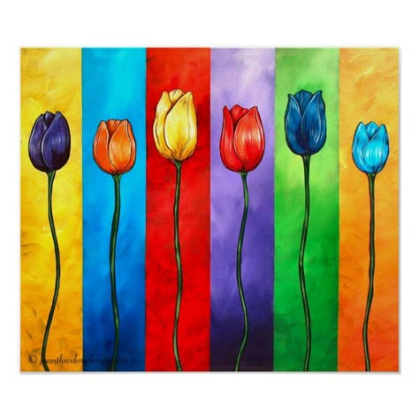 Half a Dozen Art Print | Zazzle.com Fence Art, Simple Canvas Paintings, Painting Art Projects, Diy Canvas Art, Diy Canvas, Canvas Art Painting, Whimsical Art, Easy Paintings, Diy Art