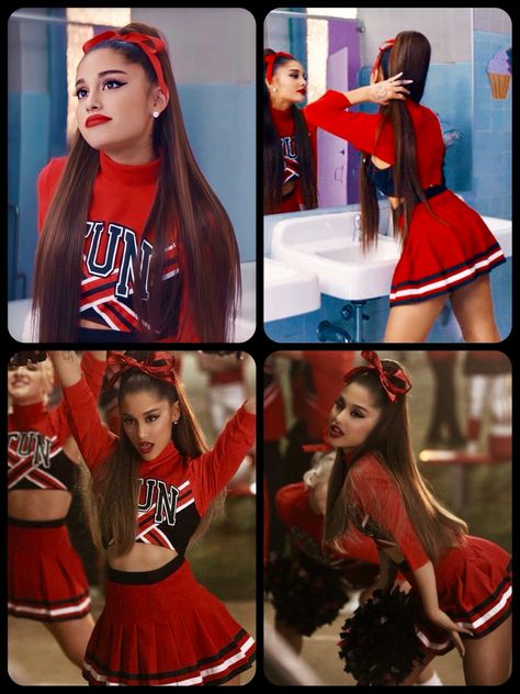 Cheerleading Skirt Outfit, 2000s Cheerleader Outfit, Cheerleader Costume Aesthetic, Athletics Day Costumes, Cheerleader Inspired Outfit, Aesthetic Cheerleader Outfits, Chearleder Outfit Aesthetic, Cheer Costumes Halloween, Chearleder Costume