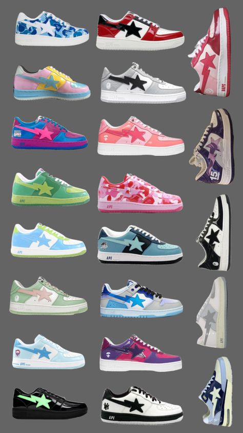 Hype Shoes, Bathing Ape, Fashion Mistakes, A Bathing Ape, 10 Pounds, World Of Fashion, Stay Tuned, Stars, Sneakers