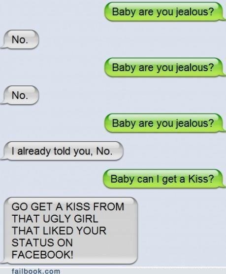 Yikessssssss Jealous Girlfriend, Funny Conversations, Lol Text, Hilarious Stuff, Girlfriend Quotes, Text Fails, Text Jokes, Text Conversations, Boyfriend Quotes