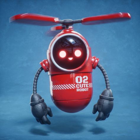 Character Design Art, Robot Game, Red Robot, Cute Robot, Robot Animal, 3d Modeling Tutorial, Art Character Design, Retro Robot, M Instagram