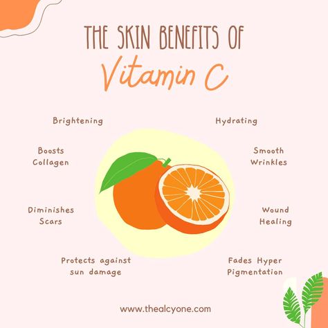 Vitamin C spotlight 🍊🔎 What's the buzz about vitamin C? It's everywhere right now, but is it worth the hype? Read the blog to discover the skincare benefits of vitamin C ✨ https://thealcyone.com/benefits-of-using-vitamin-c-serum-for-your-face/ #vitaminc #vitamincserum #vitamincskincare #vitamincday Collagen Rich Foods, Benefits Of Vitamin C, Best Vitamin C Serum, Vitamin C Face Serum, Best Vitamin C, Vitamin C Benefits, Skin Care Benefits, Boost Energy Naturally, Brighten Skin Tone