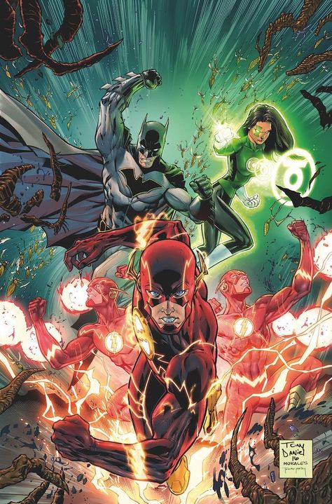 Flash, Batman & Jessica Cruz. Flash And Batman, Justice League 2, Jason Fabok, Dc Comics Heroes, Univers Dc, Arte Dc Comics, Detective Comics, Dc Characters, Dc Comics Art