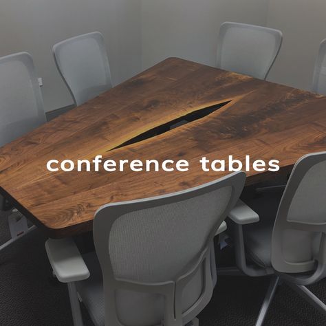 One-of-a-kind conference tables handcrafted from solid, kiln-dried hardwoods. Live edge (natural edge), straight edge, round edge, long, short—we can customize for any space and taste. Local delivery/installation & nationwide shipping available. USA made by hand in the Chicago suburbs. Live Edge Conference Table, Walnut Kitchen Island, Custom Conference Table, Kitchen Island Tops, Plank Table, Hardwood Table, Walnut Kitchen, Hardwood Lumber, Live Edge Furniture