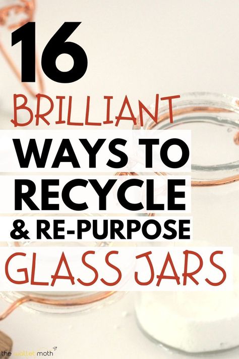 Reusing Glass Jars, Repurpose Glass Jars, Upcycle Glass Jars, Glass Jars Diy, Reuse Jars, Mercury Glass Diy, Jars Diy, Glassware Crafts, Large Glass Jars