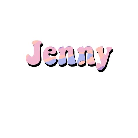 Jenny Name, Diamonds In The Sky, Name Wallpaper, Lettering Styles, Shine Bright Like A Diamond, Twin Sisters, Diy Stickers, Name Art, Lettering Design