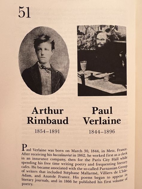 Arthur Rimbaud, Paul Verlaine, Gay History, Memoir Writing, Everything Funny, Top Books To Read, Top Books, Writing Poetry, History Lessons