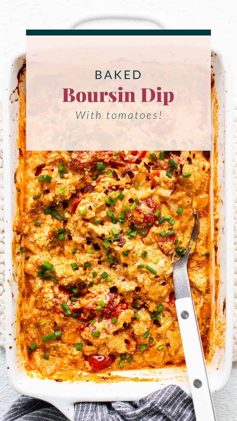 Roasted Garlic Caprese Dip, Roasted Tomato Boursin Dip, Roasted Vegetable Dip, Roasted Garlic Appetizer Recipes, Boursin Tomato Dip, Boursin Recipes Appetizers, Boursin Dip Appetizer Recipes, Boursin Cheese Recipes Party Appetizers, Appetizers With Boursin Cheese