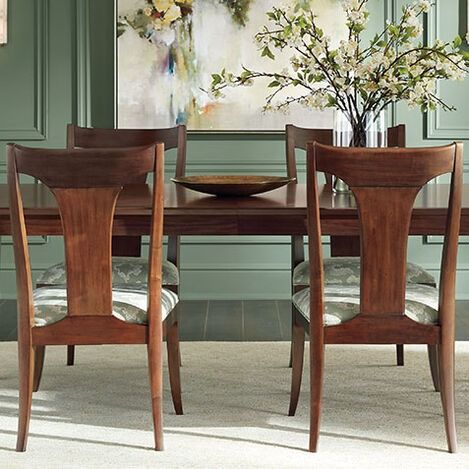 Dining Chairs | Large Dining Armchairs | Ethan Allen Ethan Allen Dining, Host Chairs, Chairs Kitchen, Oak Bench, Wood Chairs, Leather Side Chair, Windsor Chair, Ethan Allen, Chair Bench