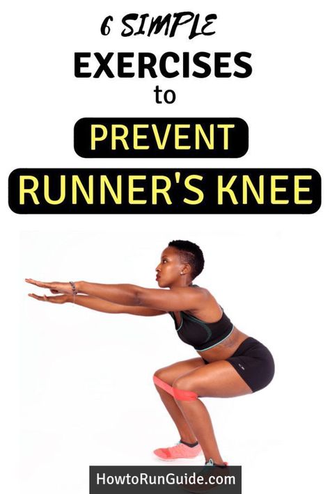 Prevent runner's knee from coming back with these simple body weight exercises to strengthen weak muscles that cause knee pain. #running #runningtips #strengthexercises Runners Knee Pain, Weekly Workout Schedule, Knee Strengthening Exercises, Runners Knee, How To Strengthen Knees, Knee Pain Exercises, Knee Exercises, Knee Pain Relief, Simple Exercises