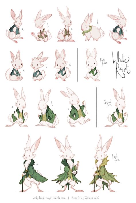 Rabbit Design Character, Easter Bunny Character Design, White Rabbit Character Design, Human Rabbit Hybrid Drawing, Alice Character Design, Bunny Person Character, Rabbit Character Illustration, Anthro Rabbit Character Design, Rabbit Drawing Reference