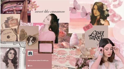 Free for anyone to use! #Lanadelrey #pinkaesthetic #computerwallpaper #TheLandingcollage Lana Del Rey Pink, Vintage Desktop Wallpapers, Pink Wallpaper Laptop, Lana Del Rey Art, 90s Wallpaper Hip Hop, Wallpaper Notebook, Pink Laptop, Cute Laptop Wallpaper, Mac Wallpaper