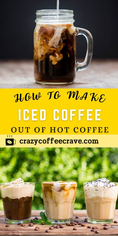 Coffee Hacks Recipes, Making Iced Coffee, Iced Coffee Concentrate, Iced Hot Chocolate, Make Iced Coffee, Cold Brew Coffee Recipe, Cold Brew Recipe, Best Iced Coffee, Shot Of Espresso