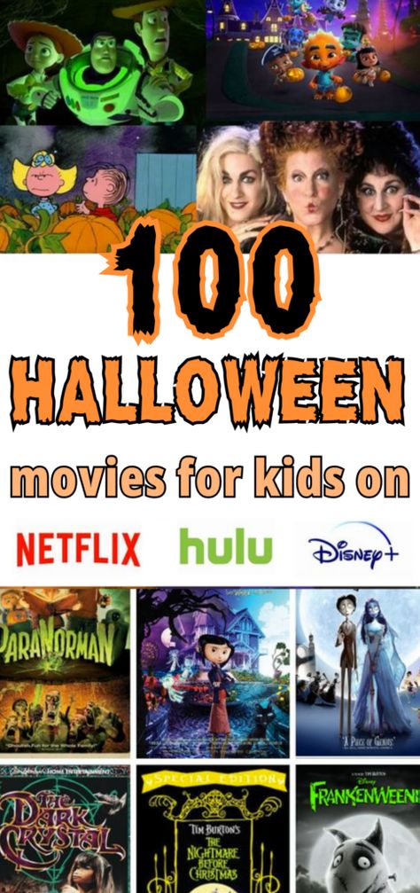 Halloween Movie Checklist, Non Scary Halloween Movies, List Of Halloween Movies, Halloween Movies For Kids, Family Friendly Halloween Movies, Disney Halloween Movies, Movie Checklist, October Movies, Classic Halloween Movies