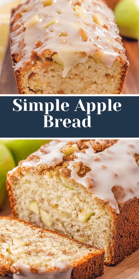 Keep it simple with this Dutch Apple Bread recipe that’s both easy to bake and full of flavor. Apples, nuts, and cinnamon come together in perfect harmony. Apple Bread Recipe Easy, Apple Butter Bread Recipe, Dutch Apple Bread Recipe, Dutch Apple Bread, Flaky Bread, Fall Dessert Recipes Apple, Apple Quick Bread, Cinnamon Streusel Topping, Apple Bread Recipe