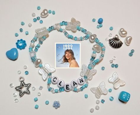 Taylor Swift Braclets 1989, Taylor Swift Inspired Beaded Bracelets, Pretty Taylor Swift Bracelets, Aesthetic Taylor Swift Bracelets, 1989 Taylor Swift Friendship Bracelet, Miss Americana And The Heartbreak Prince Bracelet, Eras Tour Friendship Bracelets 1989, Taylor Swift Friendship Bracelet Aesthetic, Taylor Swift Bracelets Aesthetic