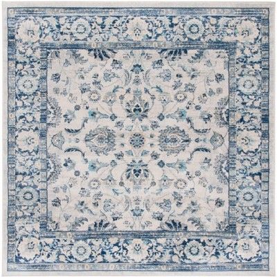 Chic Area Rug, Rose Rug, Light Grey Rug, Light Grey Area Rug, Contemporary Classic, Transitional Rugs, Transitional Decor, Traditional Area Rugs, Blue Ivory