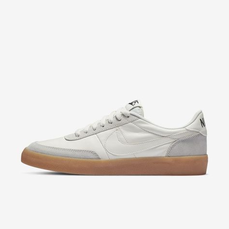 YOUR GO-TO OG SHOE. Inspired by the OG low-profile tennis shoe, the Nike Killshot 2 updates the upper with a variety of textured leathers to create a fresh look. From soft suedes to smooth leathers with the perfect sheen, it's court-side attitude with a modern touch. To prove you're on top, the rubber gum sole adds the cherry on bottom. Benefits The variety of leathers add depth, durability and let you wear your style from uptown to downtown. The rubber gum sole adds a retro look and durable tra Blazers Nike, Nike Blazer Low 77, Tom Ford Eyewear, Nike Acg, Nike Blazer, Nike Sneakers, Shoes Nike, Men's Grooming, Soft Suede