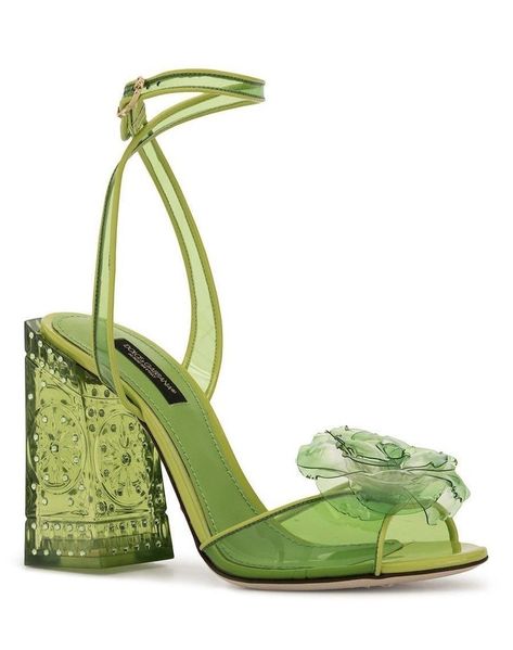 Lime Color Aesthetic, Lime Color, Color Aesthetic, Fancy Shoes, Heels For Women, Sandal Heels, Aesthetic Shoes, Kinds Of Shoes, Dolce E Gabbana