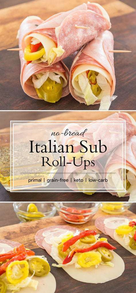 Italian Sub Roll Ups, Resep Sandwich, Comidas Keto, Italian Sub, Quick Meal Prep, Keto Lunch Ideas, Diner Recept, Unhealthy Snacks, Resep Diet