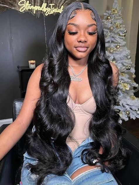 Transparent Body Wave Lace Front Human Hair Wigs for Women 30 40 Inch Brazilian 13X4 Human Hair Lace Frontal Wig Hairstyles, Bad Bad, Quick Weave Hairstyles, Braids Hairstyles Pictures, Hair Wigs For Women, Protective Hairstyles Braids, Pretty Braided Hairstyles, Lace Front Human Hair Wigs, Hair Ponytail Styles