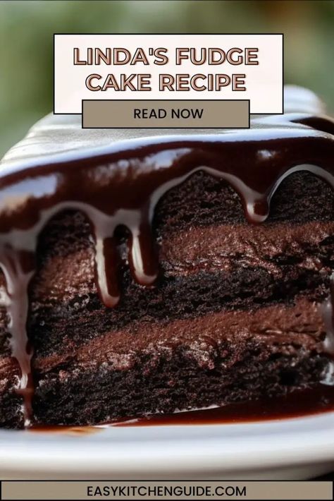 Last Updated on June 15, 2023 Linda’s Fudge Cake is a heavenly dessert that chocolate lovers adore. This rich and indulgent cake is moist, dense, and full of intense chocolate flavor.  The combination of butter, cocoa powder, and chocolate chips creates a fudgy texture that melts in your mouth.  Whether you’re celebrating a special occasion ... Read more Lindas Fudge Cake Cheesecake Factory, Moist Fudgy Chocolate Cake, Midnight Fudge Cake Recipe, Dense Chocolate Cake Recipe, Midnight Fudge Cake, Fudge Cake Filling, Cake Ingredients List, Fudgy Chocolate Cake, Fudge Cake Recipe