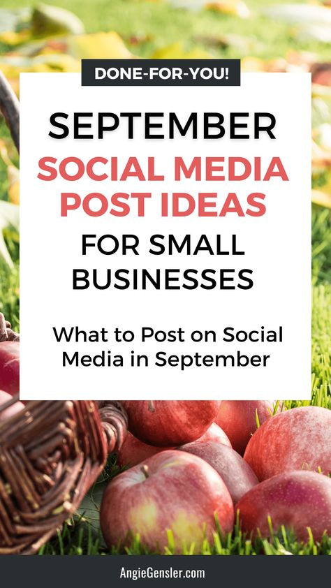 Feeling stuck on what to post on social media this September? Look no further! Check out these creative post ideas that are sure to engage your audience and boost your online presence.#socialmedia #contentideas #digitalmarketing September Sales Ideas, What To Post On Social Media, September Social Media Post Ideas, Post Ideas For Small Business, Engagement Posts Social Media, Content Ideas For Social Media, Ideas For Small Business, Social Media Post Ideas, Creative Post