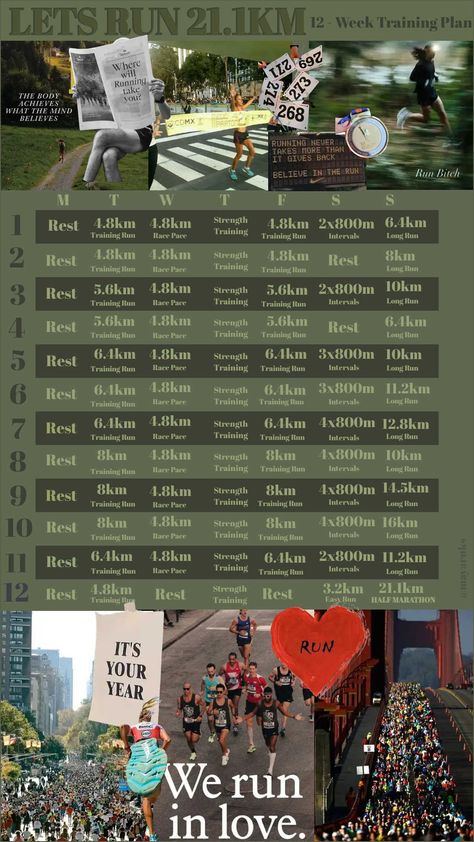 Half Marathon Training Marathon Astetic, 12 Week Half Marathon Training Plan, Running Wallpaper Aesthetic, How To Train For A Half Marathon, Half Marathon Aesthetic, Marathon Aesthetic, Half Marathon Plan, Wallpaper Vision Board, Marathon Prep