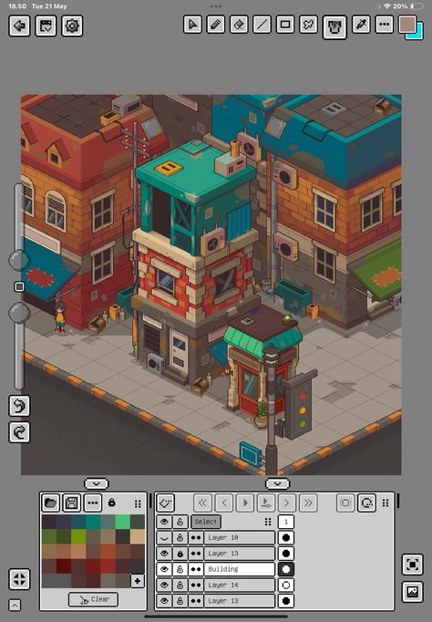 Isometric Pixel, Pixel Life, Pixel Art Landscape, Indie Game Art, 3d Pixel, Piskel Art, Low Poly Games, Pixel Art Tutorial, Easy Pixel Art