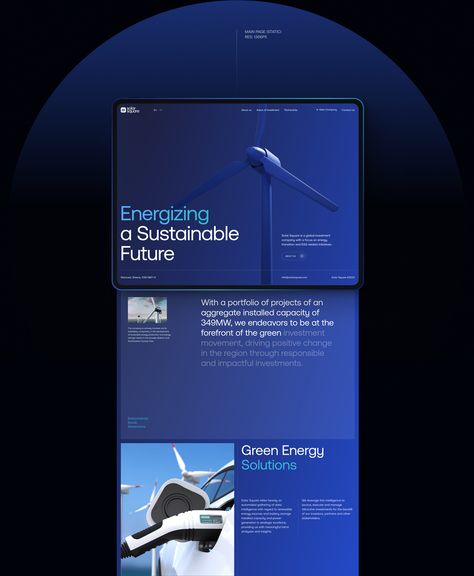 Software House Website Design, Enterprise Website Design, Blue Website Design, Space Website, Mise En Page Web, Infographic Website, Blue Website, Corporate Website Design, Minimalist Web Design