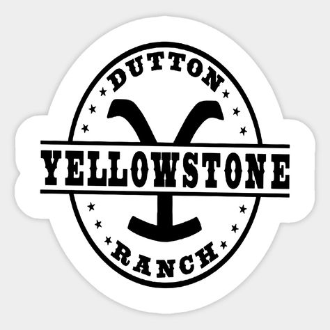 Yellowstone Merchandise, Yellowstone Tv Series, Yellowstone Ranch, Yellowstone Series, Juventus Logo, Case Stickers, Journal Inspiration, Phone Case Stickers, Cake Ideas