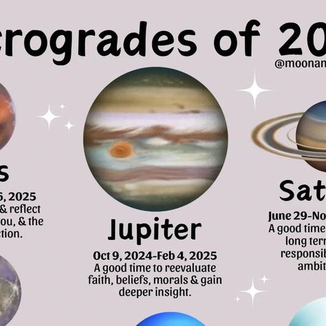 𝘊𝘩𝘳𝘪𝘴𝘵𝘪𝘯𝘢 𝘔𝘪𝘵𝘤𝘩𝘦𝘭𝘭 on Instagram: "2024 RETROGRADES✨
Save this - it's a great reference to hang onto !

Next year, Venus won't be going retrograde,
but Mars will 😊

#retrogrades #retro #astrology #astrologypost #astrologyposts #astro #astrologer #astrologersofinstagram #planets #mars #mercury #jupiter #saturn #pluto #uranus #neptune #2024 #reflect #reassess #reevaluate #energyhealing #intuitive #seeker #higherconsciousness #witch #spiritual #spiritualguidance #cosmicguidance #cosmicenergy #astroenergy" Retro Astrology, Moon Magick, Art Moon, Cosmic Energy, Spiritual Experience, Mars, Astrology, Planets, Witch