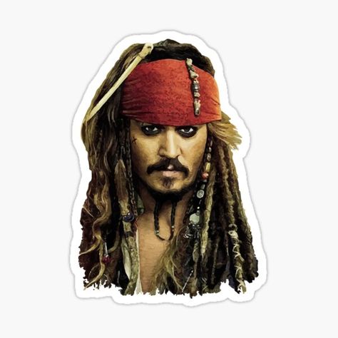 "Captain Jack Sparrow" Sticker by sg357 | Redbubble Captain Jack Sparrow, Captain Jack, Jack Sparrow, Pirates Of The Caribbean, Dad Hats, Painted Rocks, Vinyl Decal Stickers, Classic T Shirts, Vinyl Decal