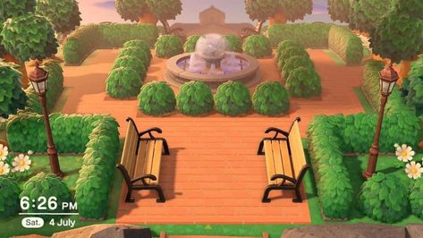 Acnh Simple Neighborhood, Acnh Entrance Designs Resident Services Close, Animal Crossing Normcore, Acnh Normcore, Animal Crossing Entrance Ideas, Animal Crossing Entrance, Garden Town, Animal Crossing Funny, Animal Crossing Guide