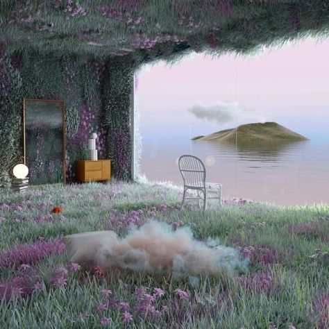 Surreal Wallpaper, Architecture Styles, Dreamscape Architecture, Vitra Design Museum, Fever Dream, Dreamcore Weirdcore, Waiting Rooms, Design Museum, The Grass