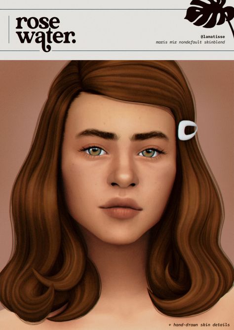 velvet scout; rose water skin blend Face Moles, 4 Piercings, Cc Shopping, Cc Hair, The Sims 4 Skin, Pelo Anime, Pelo Sims, Sims 4 Cc Makeup, Sims 4 Game Mods