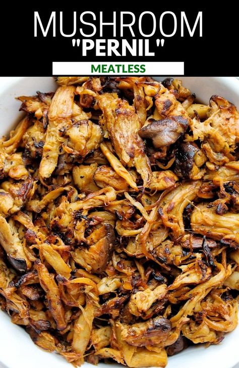 King Oyster Mushroom Recipe, Mushroom Recipes Vegan, King Oyster Mushrooms, Vegan Meat Recipe, Rice Fried, Fried Plantains, King Oyster, Mushroom Dish, Vegan Mushroom