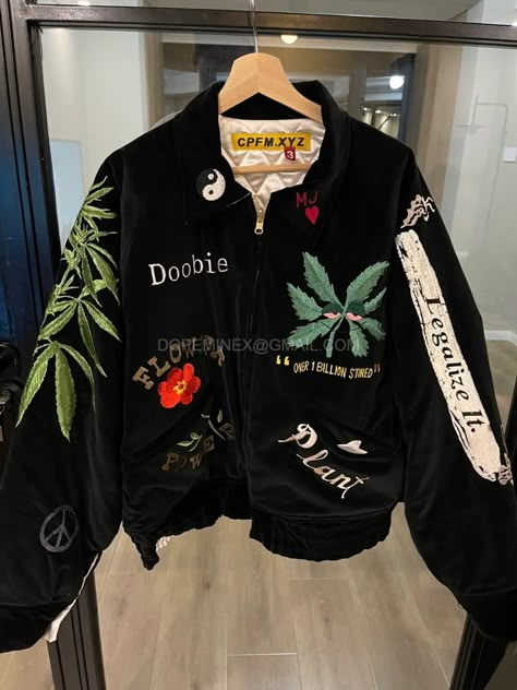 CPFM Souvenir Jacket - SKU 97111066 Mens Fall Outfits, Long Hooded Coat, Cactus Plant Flea Market, Headwear Fashion, Color Combos Outfit, Souvenir Jacket, Human Made, Higher Learning, Concept Clothing