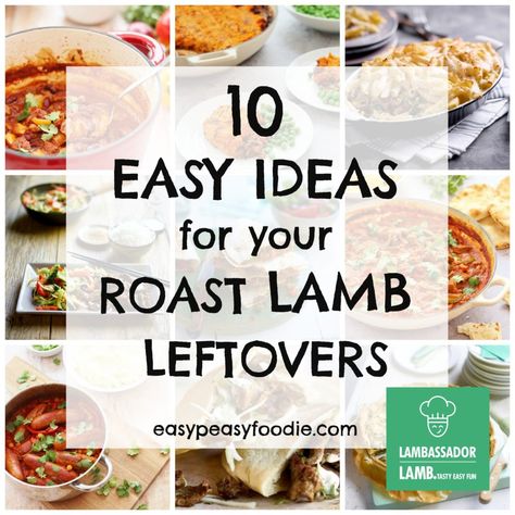 10 Easy Ideas for your Roast Lamb Leftovers Lamb Leftovers, Leftover Lamb Recipes, Lamb Roast Dinner, Leftover Roast Lamb, Lamb Sandwich, Lamb Roast Recipe, Leftover Lamb, Lamb Leg Recipes, Lamb Ragu