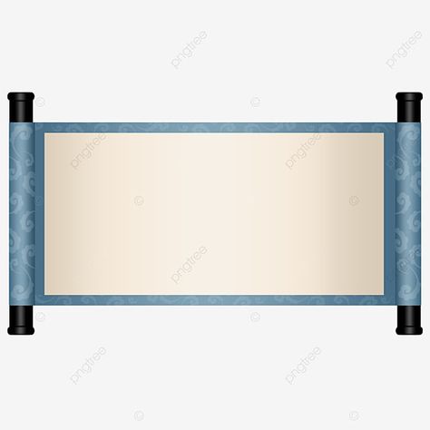 Scroll Illustration, Japanese Scroll, Chinese Scroll, Ancient Scroll, Blue Drawings, Abstract Cloud, Chinese Paper, Blue Banner, Light Blue Background