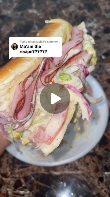 DeAria Nicole ✨♍️ on Instagram: "LOADED ITALIAN GRINDER SANDWICH RECIPE 🔥😋🤤 #subsandwich #grindersandwich #sandwich #recipe #recipeshare #cookingathome #homemade #fyp #reelsinstagram #reelsvideo #reels" Cold Sandwich Recipes For A Crowd, Club Sandwich Recipes Classic, Lunch Meat Sandwiches, Italian Grinder Sandwich Recipes, Homemade Sub Sandwiches, Grinder Sandwich Recipe, Sub Sandwich Ideas, Italian Grinder Sandwich, Grinder Sandwiches