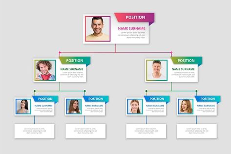 Org Chart Template, Org Chart Design Ideas, Organizational Chart Design Templates, Organization Chart Design Company, Organizational Chart Design Ideas, Organization Chart Design, Gradient Infographic, Organizational Chart Template, Organizational Chart Design