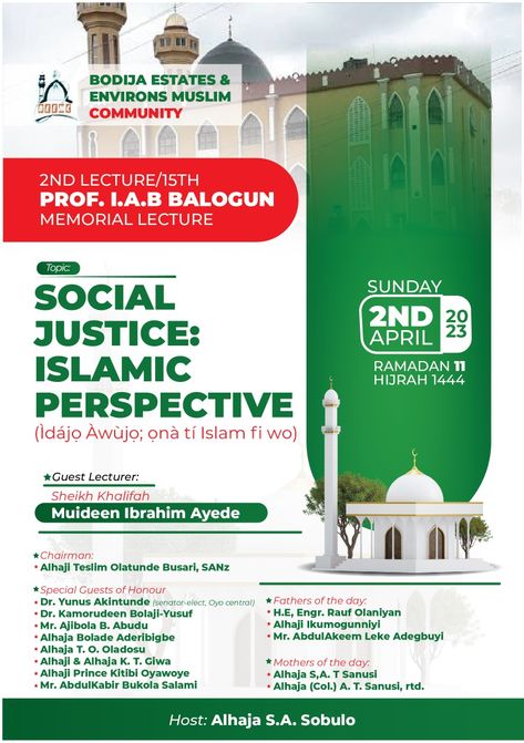 Flyer design for Bodija Estates and Environs Muslim Community Ramadan Flyer Design, Ramadan Flyer, Brochure Design Layout, Website Portfolio, Flyer Design Inspiration, Social Media Design Graphics, Design Graphics, Photoshop Design, Portfolio Website