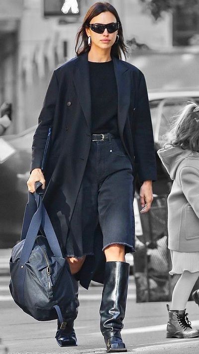 Irina Shayk Street Style, Irina Shayk Style, City New York, Looks Street Style, Irina Shayk, Mode Inspo, Cool Street Fashion, 가을 패션, Mode Streetwear