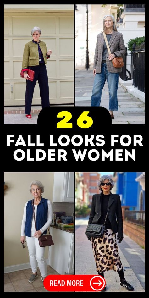 Fall Looks for Older Women - Fashion 26 Ideas Over 60 Fashion Classy, Gen Z Fashion Trends, Outfits For Office, Explore Outfit, Gen Z Fashion, Classy Fall Outfits, Colors Nails, Plus Size Fall Outfit, Stylish Fall Outfits