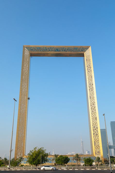 #DubaiFrame #FamilyAdventures #UrbanExploration #DubaiTourism #CityLandmarks The Frame Dubai, Frame Dubai, Dubai Frame, Past And Future, The Frame, Skyscraper, The City, Dubai, Holidays