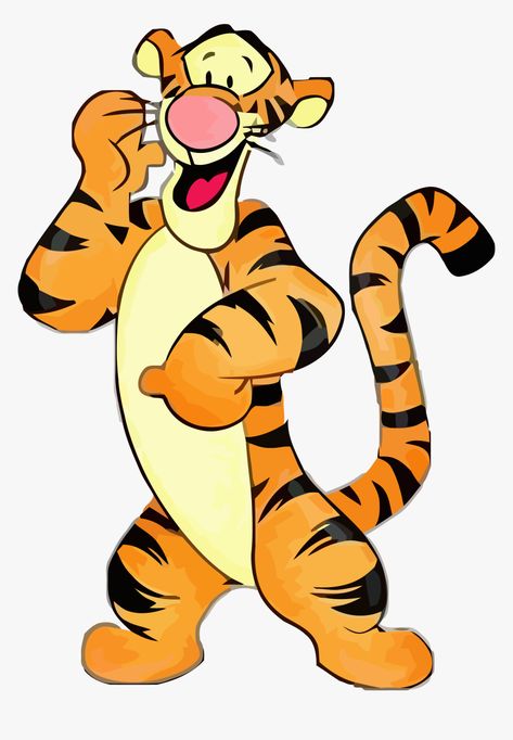 Tigger Clipart, Cartoon Winnie The Pooh, Disney Characters Christmas, Winnie The Pooh Drawing, Tigger Disney, Winnie The Pooh Cartoon, Male Cartoon Characters, Tigger Winnie The Pooh, Disney Character Drawings