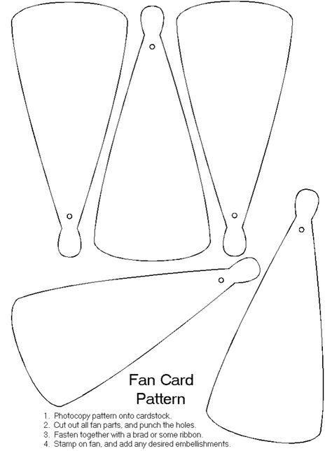 fan blades Hand Fans Diy, Fan Card, Convention Gifts, Card Making Templates, Wedding Program Fans, Diy Fan, Wedding Fans, Card Pattern, Paper Fans