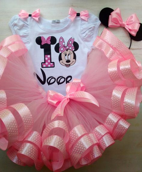 Pink Minnie Mouse 1st Birthday Outfit Pink Minnie Mouse image 4 Birthday Pink Outfit, Pink Outfit Set, Minnie Mouse Tutu Outfit, Elsa Outfit, Birthday Outfit Pink, Baby Pageant Dresses, Kid Birthday Outfits, Disney Princess Outfits, 1st Birthday Outfit